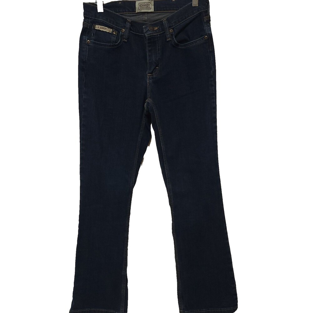 C.E. Schmidt Jeans Womens 4x30 Blue Cotton Denim Straight Leg Workwear